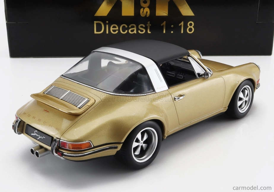 Porsche 911 by Singer Targa 2014 v mierke 1:18 Gold Met