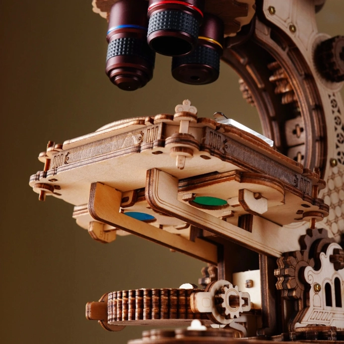RoboTime 3D mechanická skladačka Mikroskop