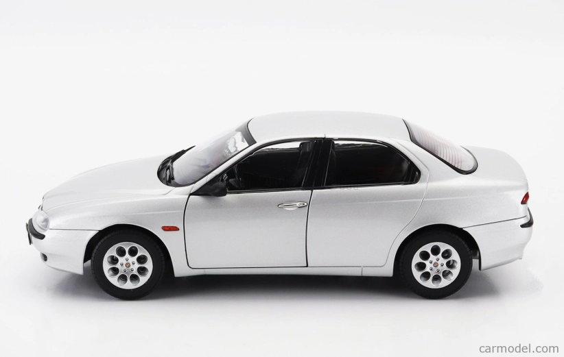 Mitica-diecast Alfa romeo 156 2.0 Twin Spark 1997 - Black Interior 1:18 Silver 612