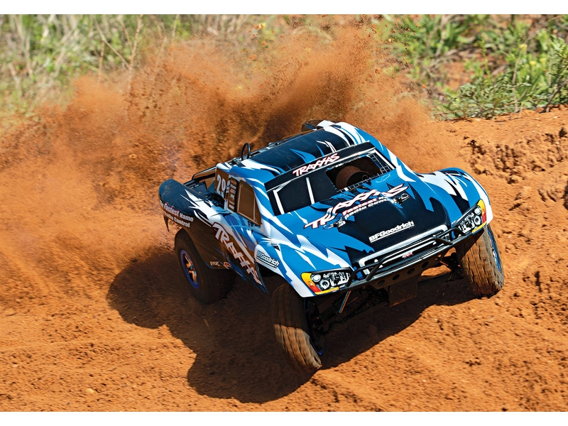 RC auto Traxxas Nitro Slayer 1:8 TQi RTR, modrá