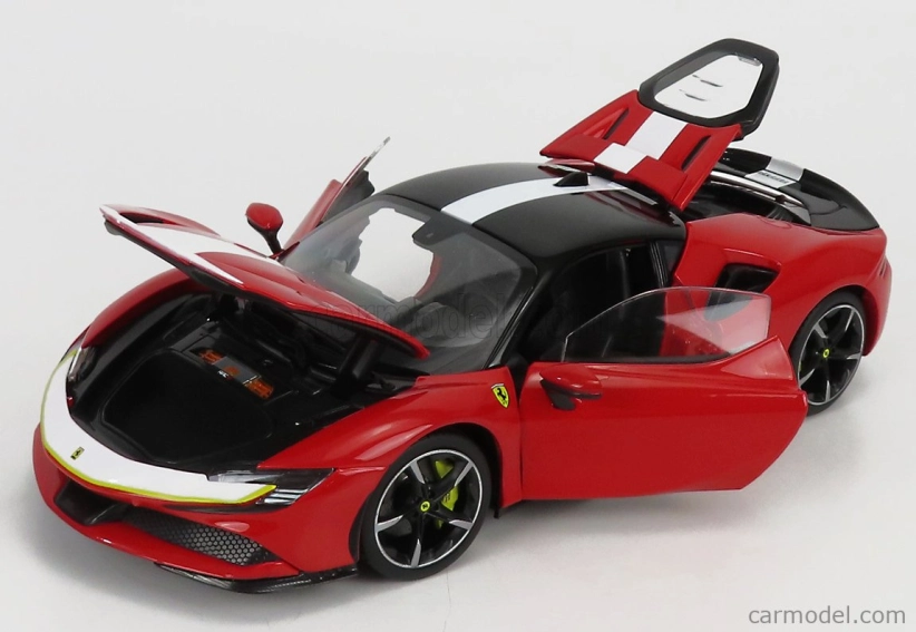 Bburago Signature Ferrari SF90 Stradale Assetto Fiorano 1:18 červená