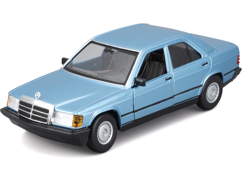 Bburago Mercedes benz 190e 1984 1:24 Diamantově Modrá