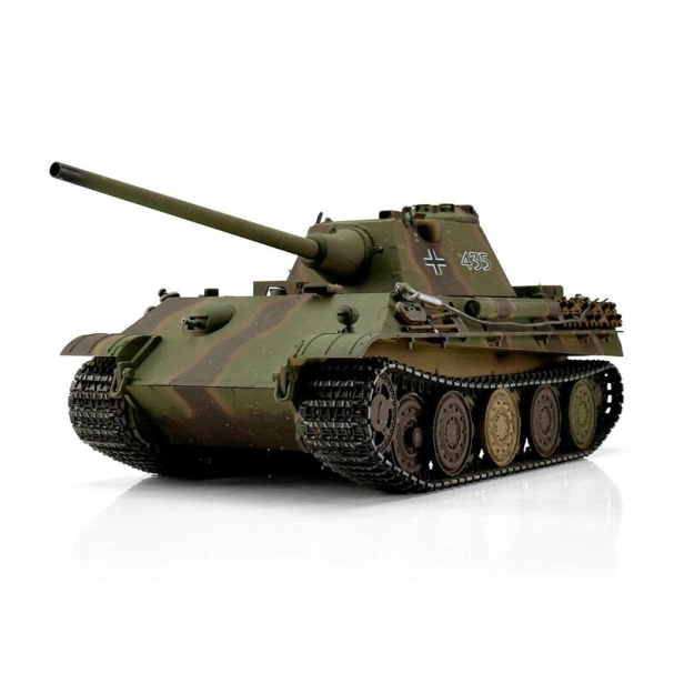 TORRO tank PRO 1/16 RC Panther F vícebarevná kamufláž - BB Airsoft