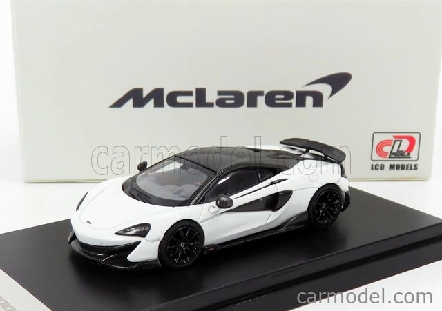 Lcd-model Mclaren 600lt 2018 1:64 Bílá