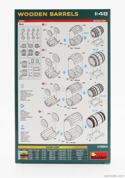 Miniart Accessories Wooden Barrels 1:148 /