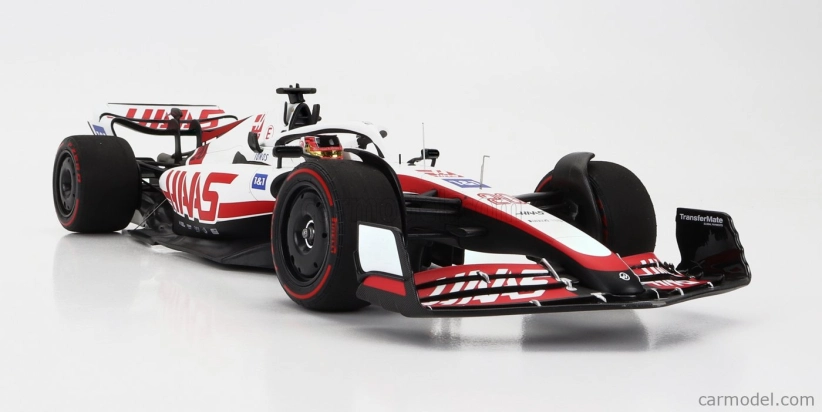 Minichamps Haas F1 Vf-22 Ferrari Team Haas N 20 5th Bahrain Gp 2022 Kevin Magnussen 1:18 Biela čierna červená