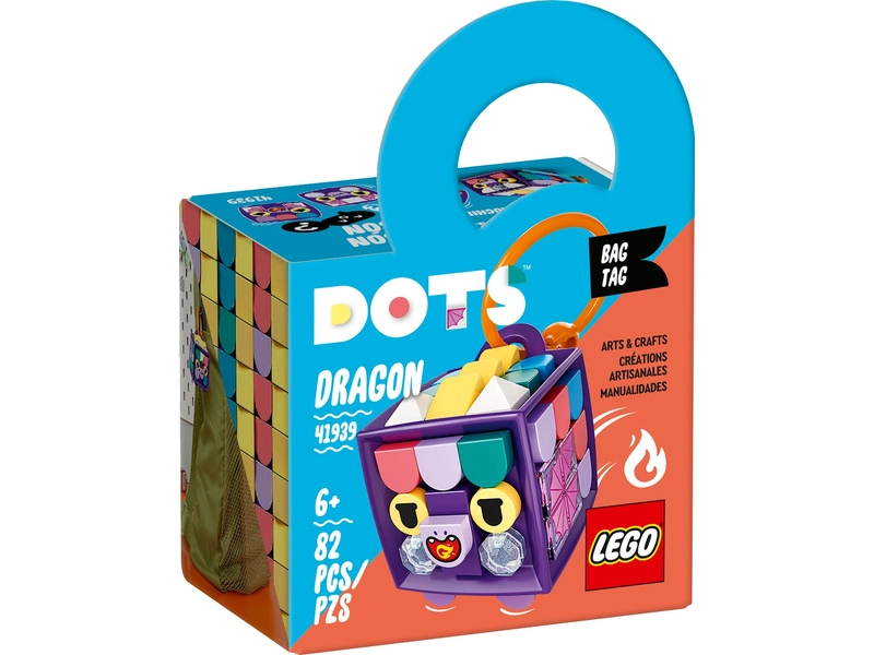 LEGO DOTs - Dekorácia na tašku - drak