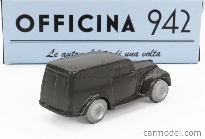 Officina-942 Fiat 500c Van Furgoncino 1949 1:76 Sivá