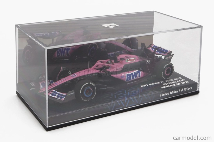 Minichamps Renault F1 A523 Team Bwt Alpine N 31 Bahrain Gp 2023 1:43, růžová