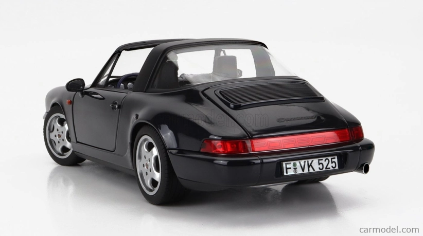 Norev Porsche 911 964 Carrera 4 Targa 1991 1:18 Modrá