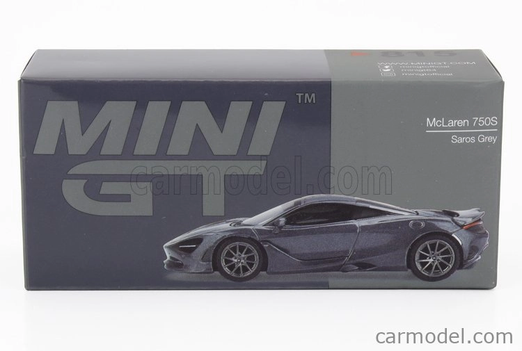 Mini-gt Mclaren 750s 2024 1:64 Tmavě Šedá