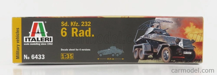 Italeri Tank 6 Rad. Truck Military Sd. Kfz. 232 1942 1:35 /