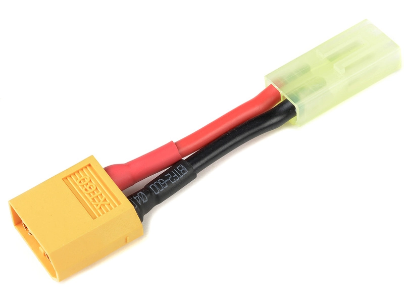 Konverzný kábel XT-60 prístroj - Mini batéria Tamiya 16AWG