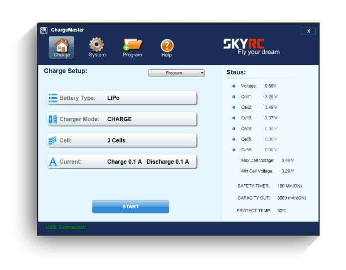 SKYRC S60 nabíjač 60W/230V