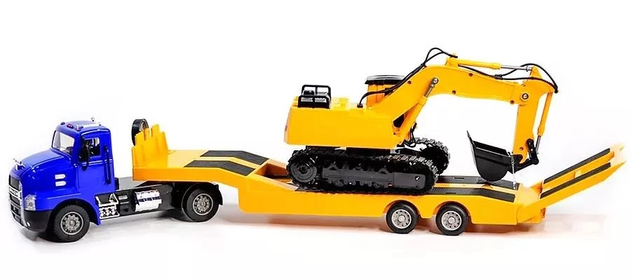 RC tahač Mack 114SD s bagrem 1:26 | RCprofi.cz