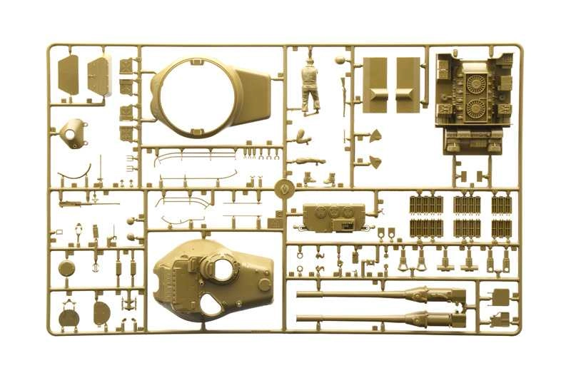 Italeri Datp Tank M47 Patton Wwii - Us Army - Nato Army 1945 - 1980 Military 1:35 /