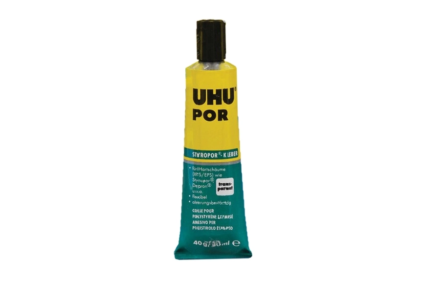 UHU Por 50 ml/40 g kontaktné lepidlo na penový polystyrén