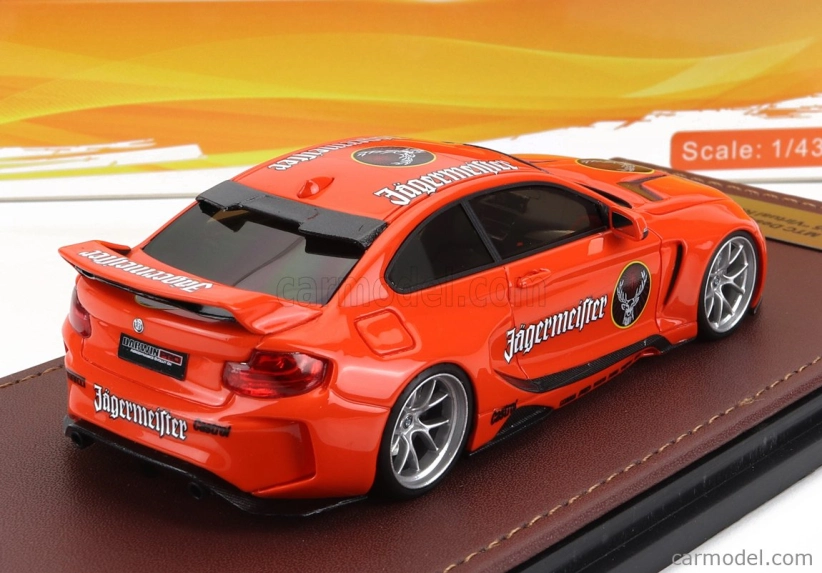 Glm-models BMW radu 2 M235i Darwinpro Mtc Black Sails Widebody 2015 1:43 Jagermeister Orange