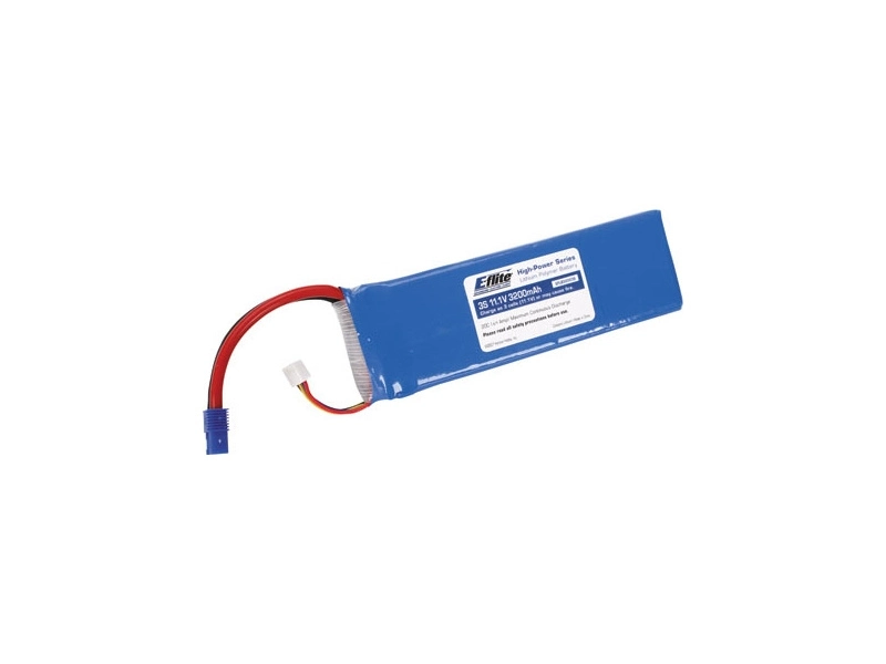E-flite LiPol 11.1V 3200mAh 20C EC3