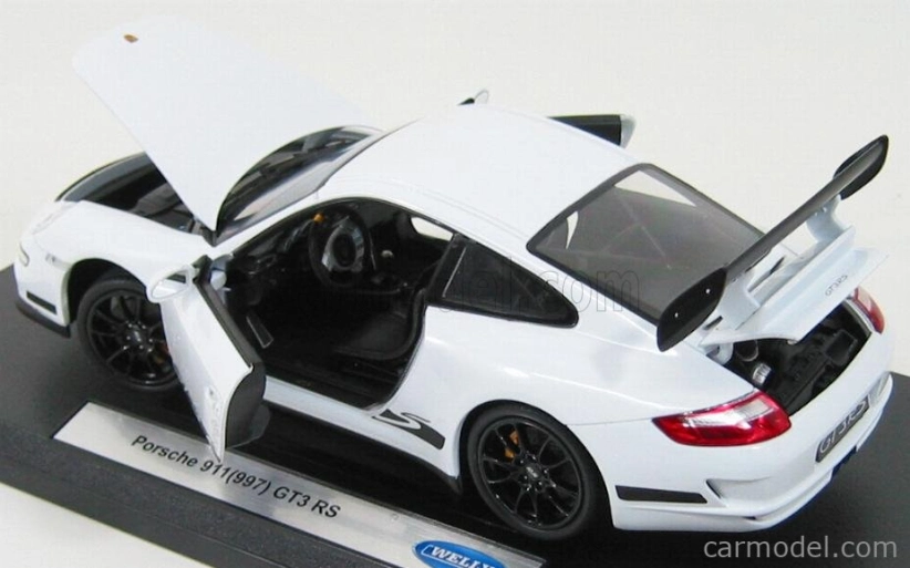 Welly Porsche 911 997 Gt3rs 2010 1:18 Biela