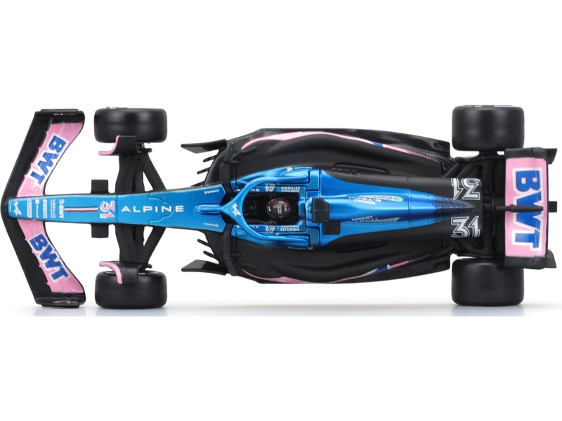 Bburago Renault F1 A523 Team Bwt Alpine F1 N 31 1:43, modrá