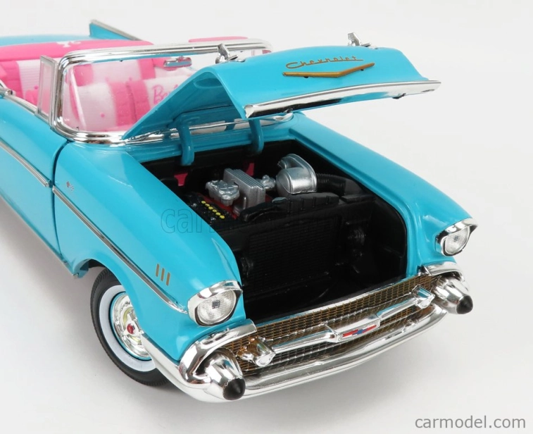 Autoworld Chevrolet Bel Air Cabriolet Open 1957 1:18 Aqua Blue