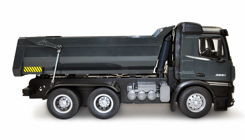 RC celokovový sklápač Mercedes-Benz Arocs, čierna