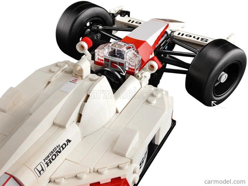 Lego Mclaren F1 Mp4/4 N 12 Ayrton Senna 1988 Majster sveta - 693 Pezzi - 693 ks 1:14 červená biela