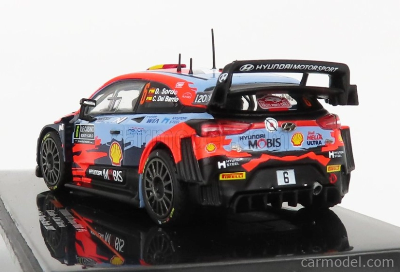 Ixo-models Hyundai I20 Wrc Coupe Mobis N 6 Rally Montecarlo 2021 D.sordo - C.del Barrio 1:43 2 Tones Blue Red