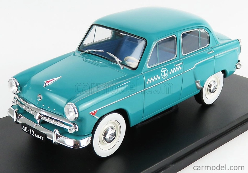 Edicola Moskvitch 407 Taxi 1959 - Damage Blister Box 1:24 Blue