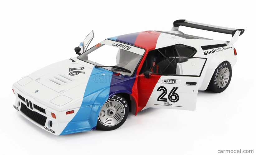 Werk83 BMW M1 M88 3.5l Team Bmw Motorsport N 26 Procar Series 1979 Jacques Laffite 1:18 Biela modrá červená