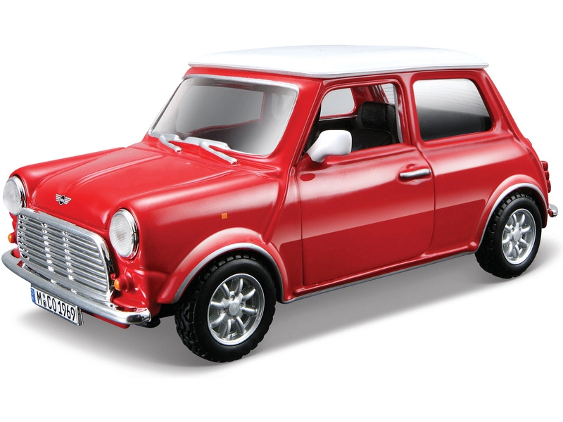 Bburago Mini Cooper 1969 1:32 červená