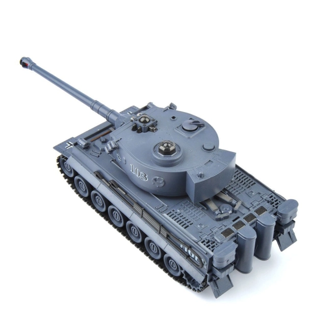 RC Bojujúci tank Tiger 1 sivý