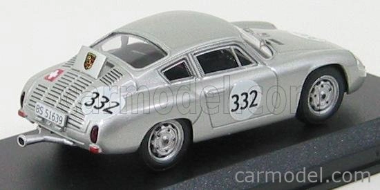 Best-model Porsche 1600gs Abarth N 332 Winner Campionato Europeo 1962 H.kuhnis 1:43 Silver