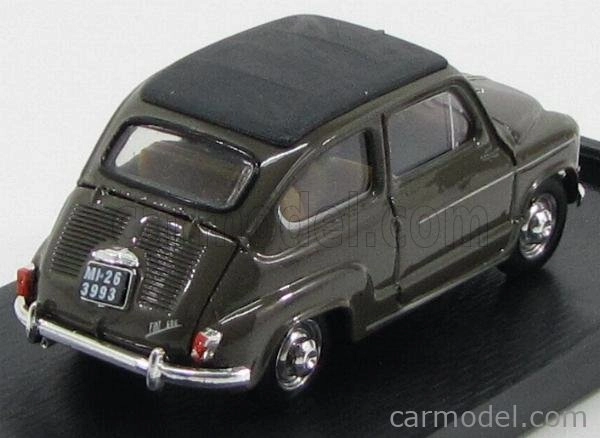 Brumm Fiat 600d Trasformabile Chiusa 1960 1:43 Beige 538