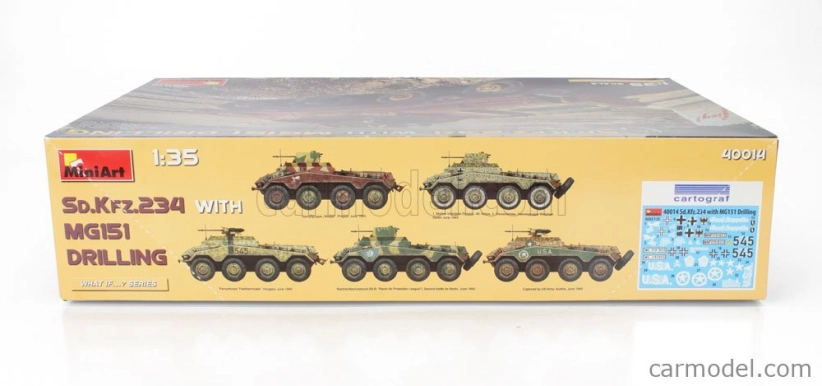 Miniart Tank Sd.kfz. 234 s vrtákom Mg151 Vojenský 1945 1:35 /