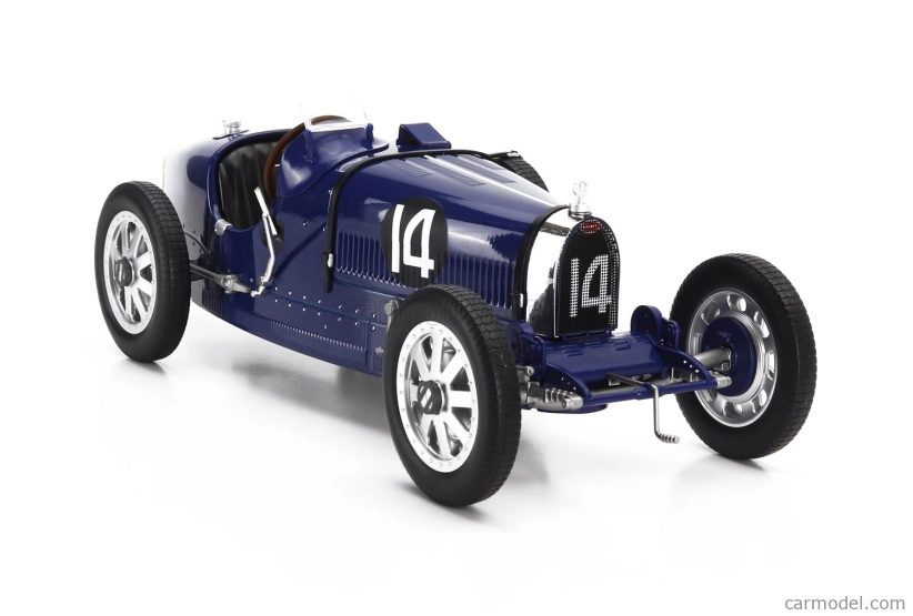 Norev Bugatti T35 N 14 Racing 1925 1:12 Modrá