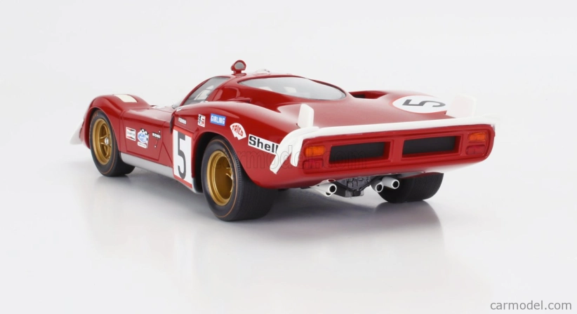 Werk83 Ferrari 512s 5.0l V12 Team Sefac Spa Ferrari N 5 24h Le Mans 1970 Jacky Ickx - Peter Schetty 1:18 Red