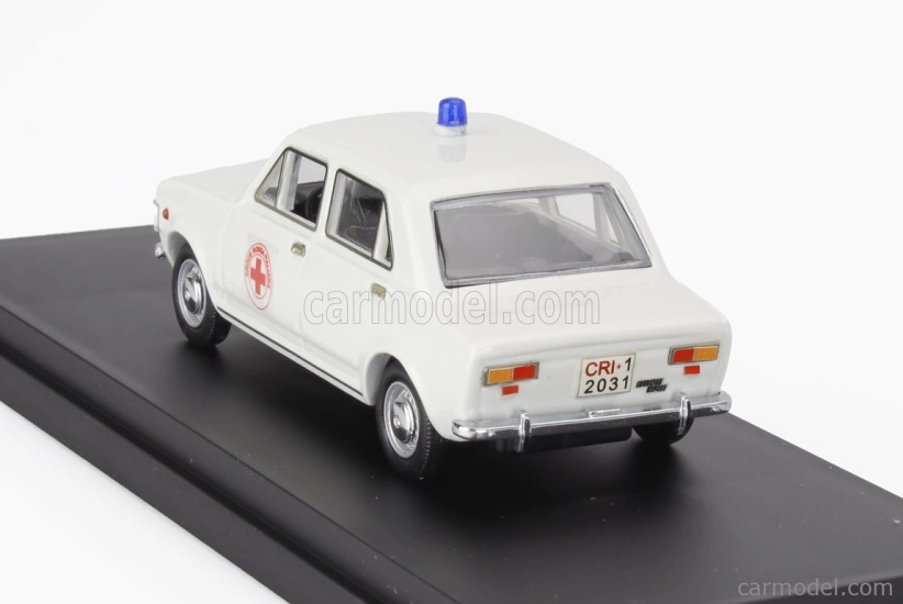 Rio-modely Fiat 128 C.r.i. Ambulancia Croce Rossa Italiana 1970 1:43 biela