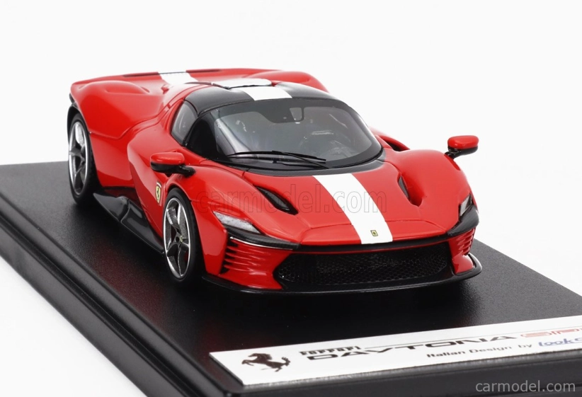 Looksmart Ferrari Daytona Sp3 Closed Roof 2022 1:43 Rosso Scuderia - Červená Bílá