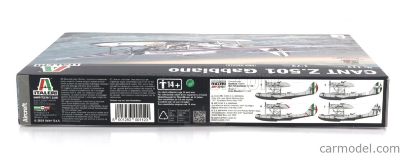 Italeri Cant Z.501 Gabbiano Idrovolante Vojenské lietadlo Aeronautica Militare 1:72 /