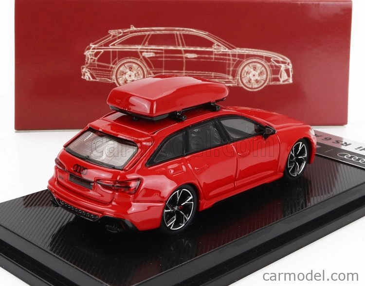 Cm-models Audi A6 Rs6 Avant C8 Sw Station Wagon 2021 1:64 Red