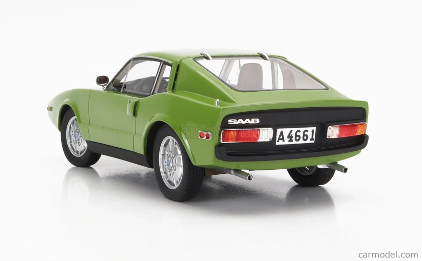 Modely v mierke Cult-scale Saab Sonnet Iii Coupe 1972 1:18 Zelená