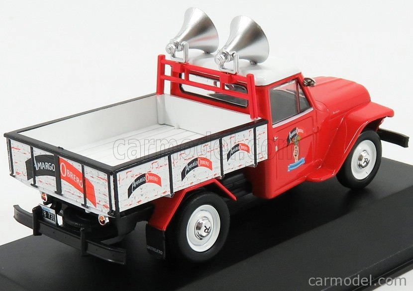 Edicola Rastrojero Dinfia Diesel Amargo Obrero Pick-up 1955 1:43 červená biela