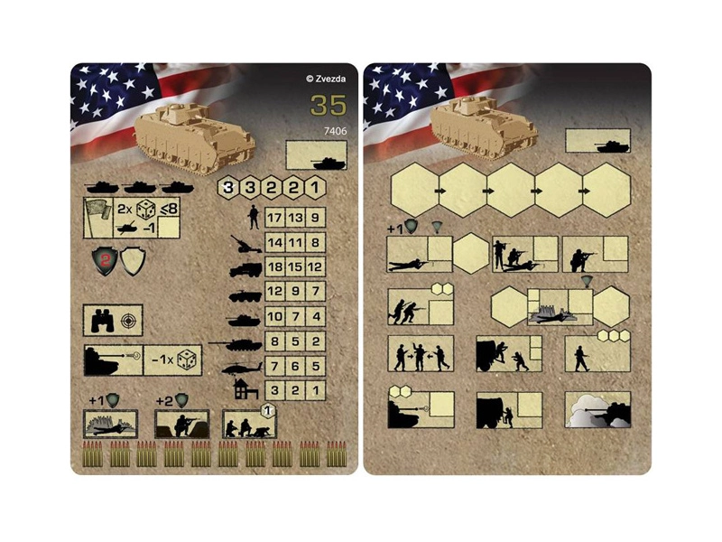 Zvezda Snap Kit – M2A2 Bradley (1:100)