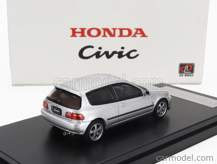 Lcd-model Honda Civic Eg6 Vtec 1993 1:64 Silver