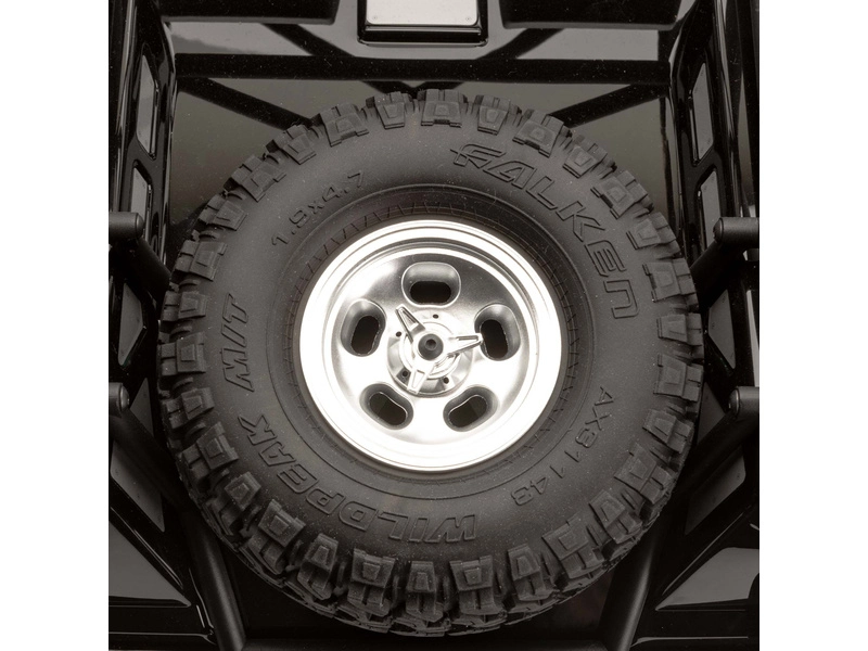 RC auto Axial SCX10 III Early Ford Bronco 4WD 1:10, biele