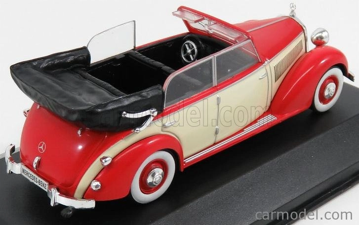 Whitebox Mercedes benz 230 (w153) Cabriolet 1940 1:43 Ivory Red