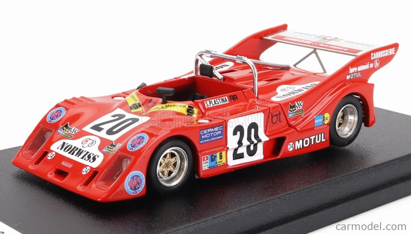 Trofeu Cheetah G601 Cosworth S4 Team Cheetah Racing N 20 24h Le Mans 1978 S.plastina - M.luini - J.d.grandjean 1:43 Red