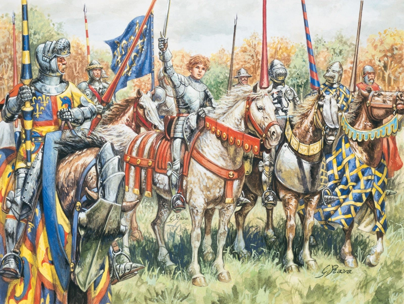 Italeri figúrky – FRENCH WARRIORS (100 YEARS WAR) (1:72)